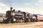 Tourist train at the station